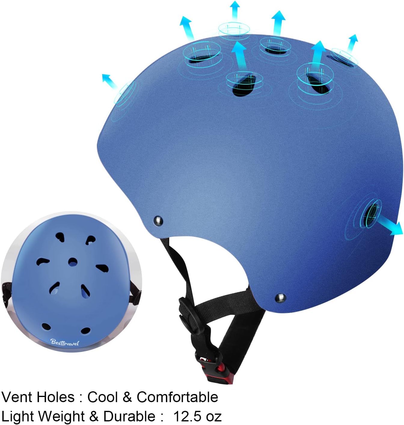 Detalle 2 de Besttravel Kids Helmet Toddler Adjustable, Ages 3-8