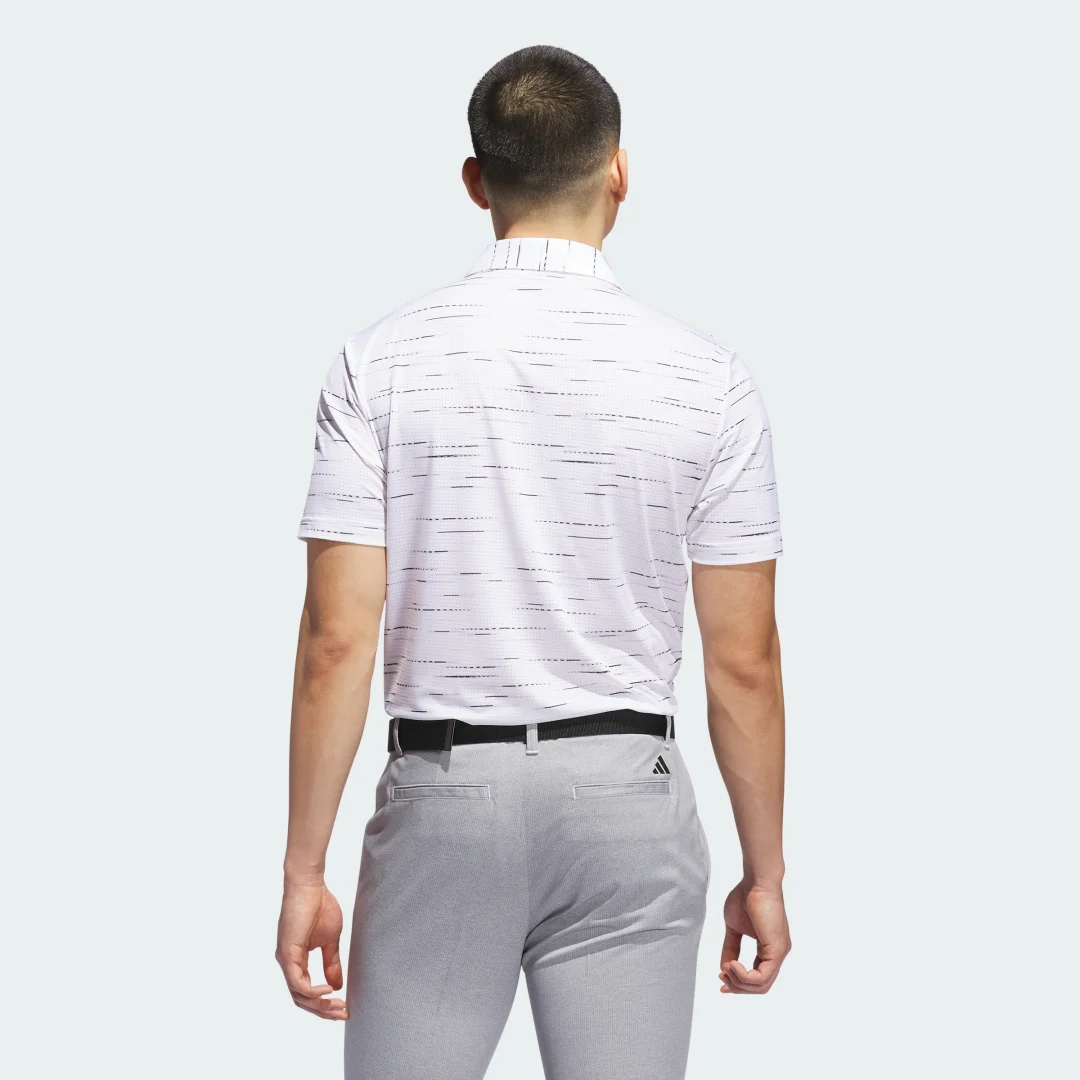 Thumbnail 1 de Ultimate365 Mesh Glimmer Print Polo Shirt de Adidas – Rosa