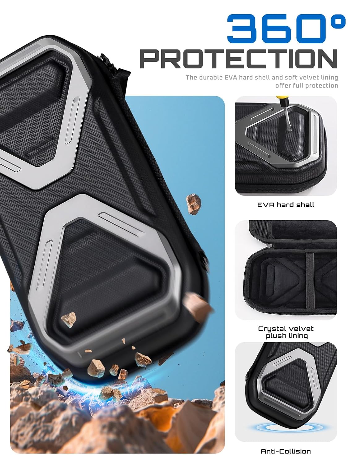 Detalle de SUPCASE Pro Edition for Nintendo Switch 2 12-card carrying case
