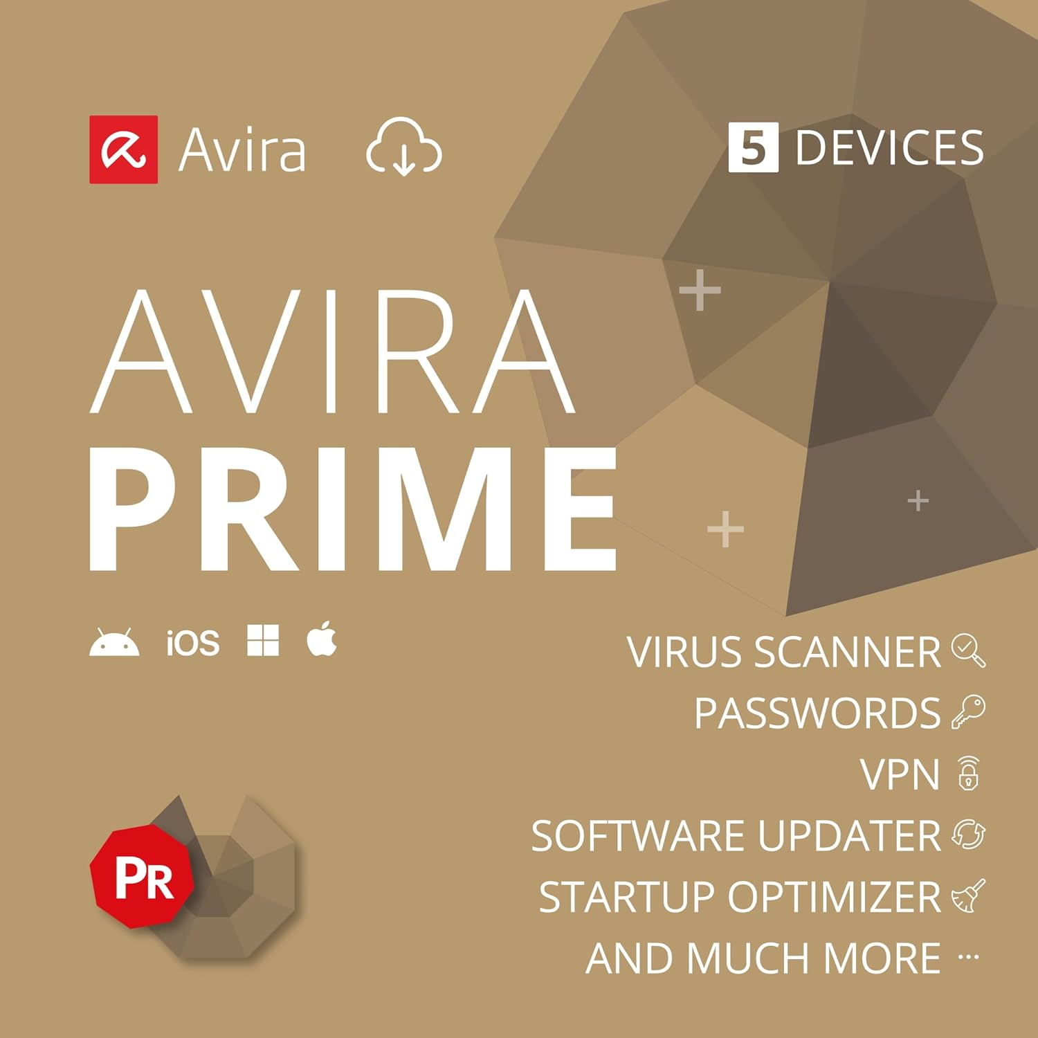 Detalle de Avira Prime antivirus for 5 devices