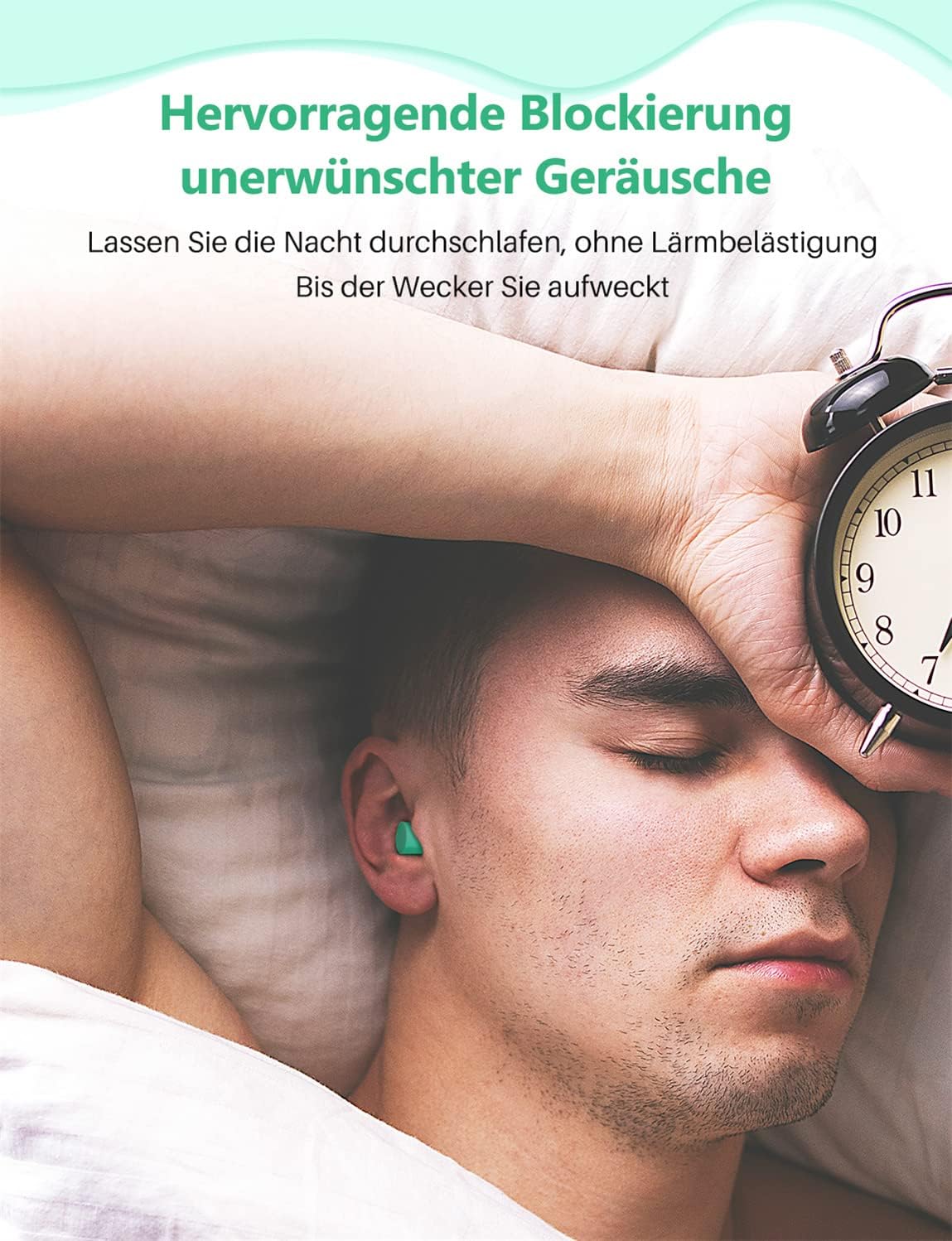 Thumbnail 4 de Gehörschutz Stöpsel – 60 Paar 38 dB SNR, superweiche Schaumstoff-Ohrstöpsel zum Schlafen und Lernen