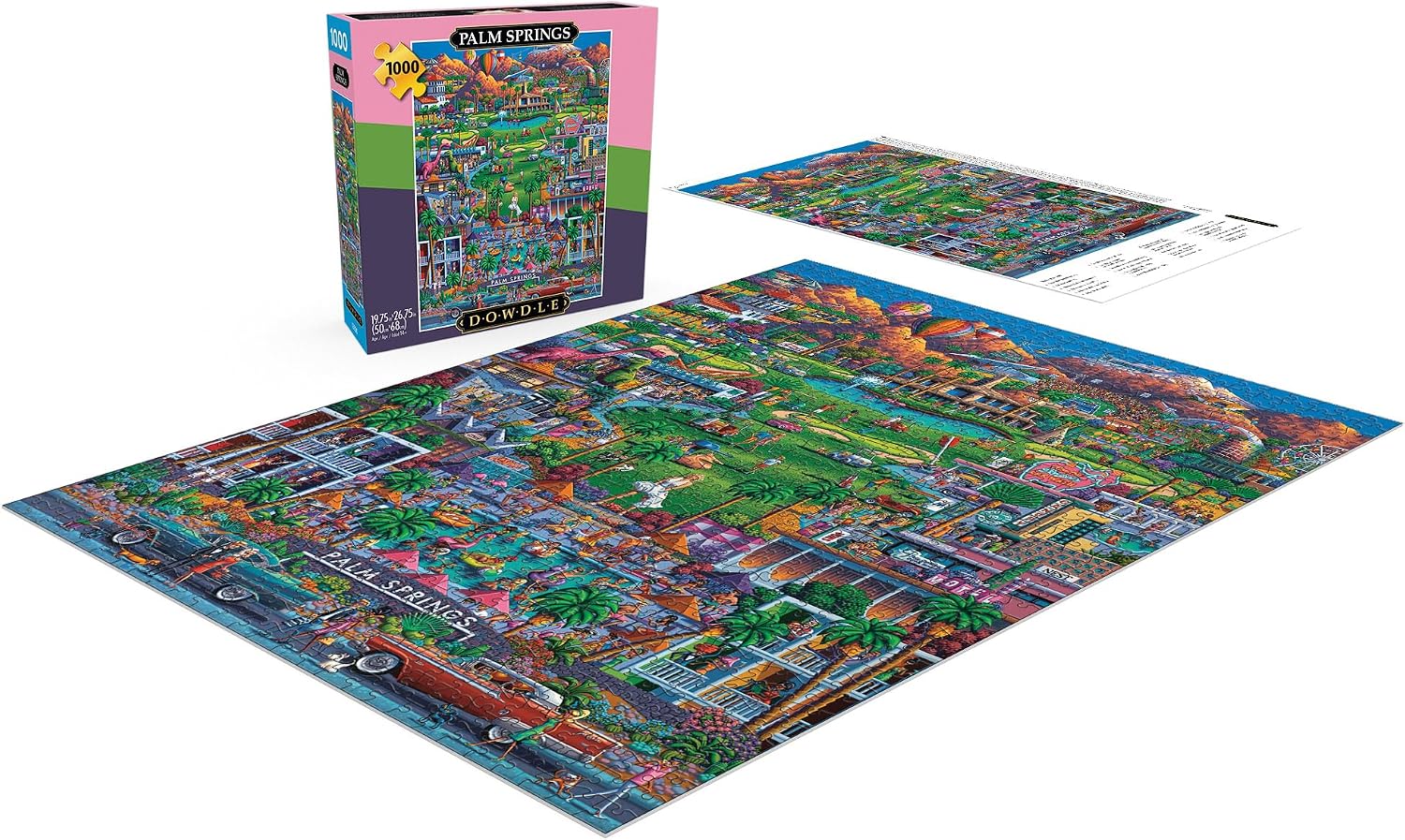 Detalle 2 de Buffalo Games Palm Springs 1000-piece jigsaw