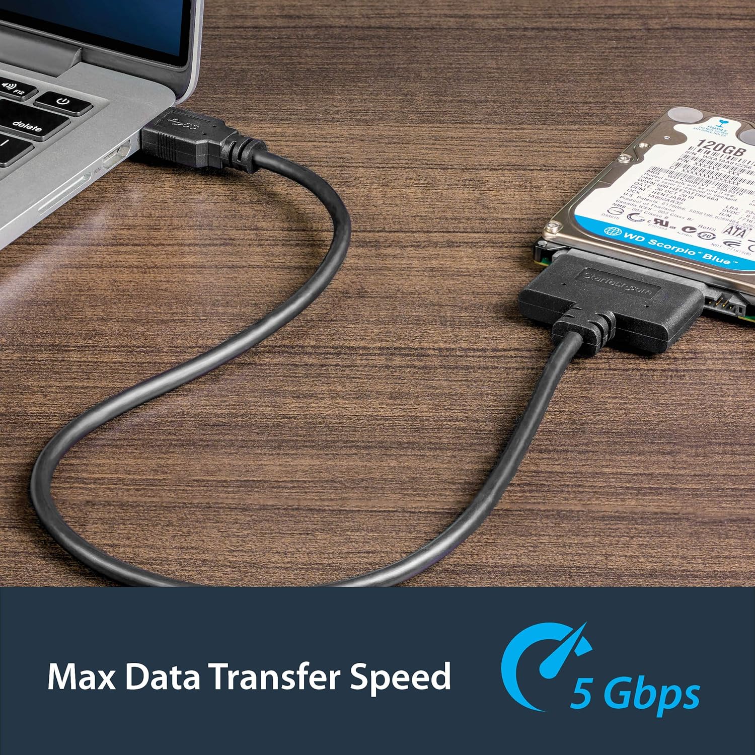 Thumbnail 3 de StarTech.com SATA-zu-USB 3.0 Adapterkabel für 2,5" SATA SSD/HDD (USB3S2SAT3CB)