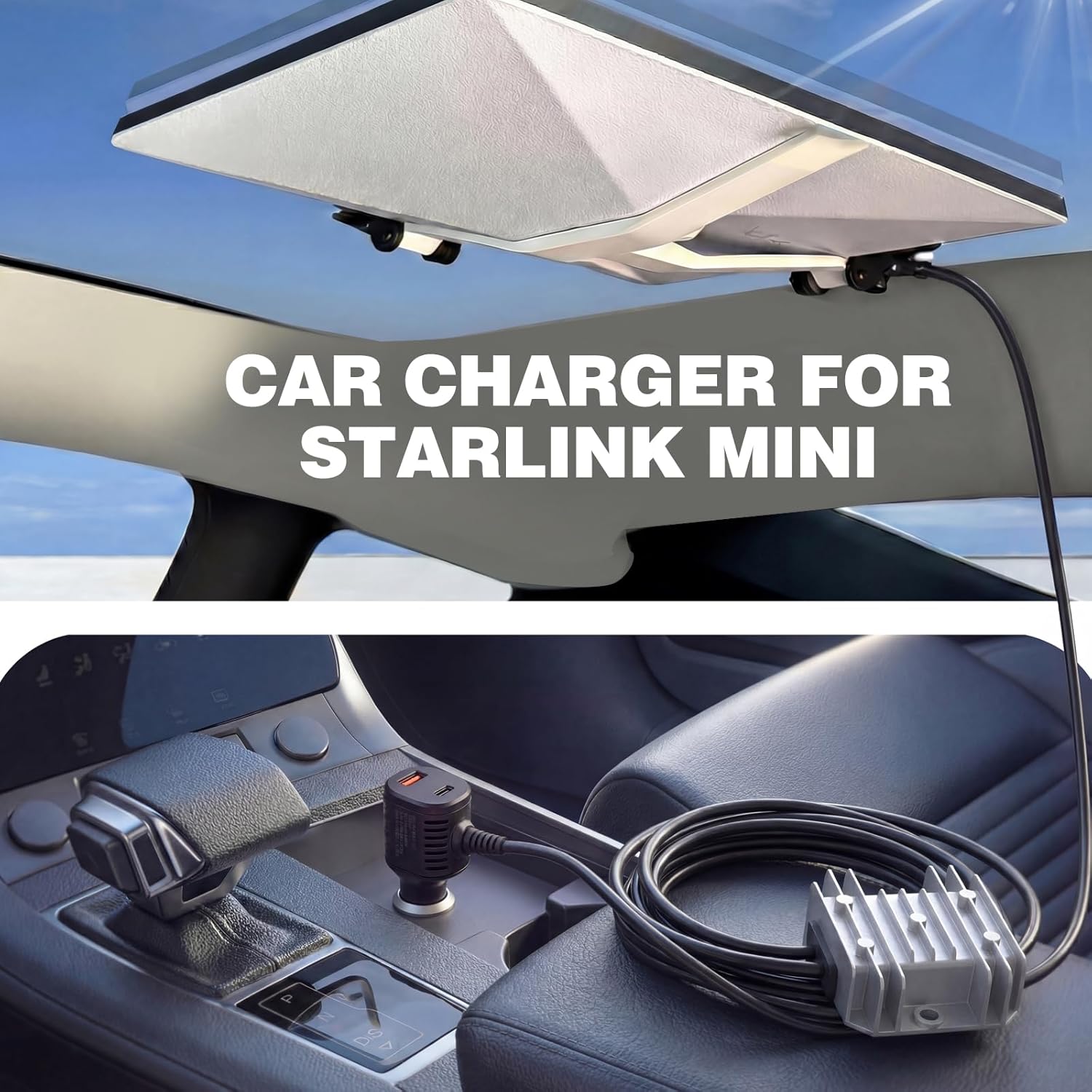 Thumbnail 3 de 105W Boost Starlink Mini Car Adapter: Clean, Real-Time Power for Travel Internet
