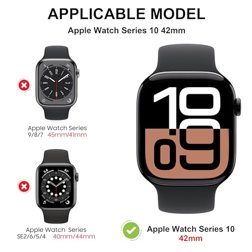 Thumbnail 1 de Diruite Cover rigida ultrasottile per Apple Watch Series 11 42mm