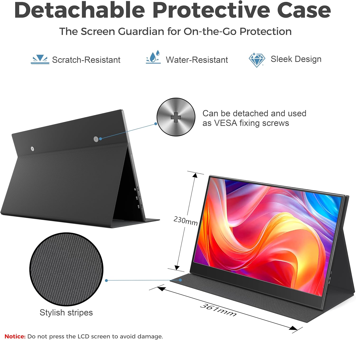 Thumbnail 4 de UFYQL Portable Monitor 15.6-inch FHD monitor
