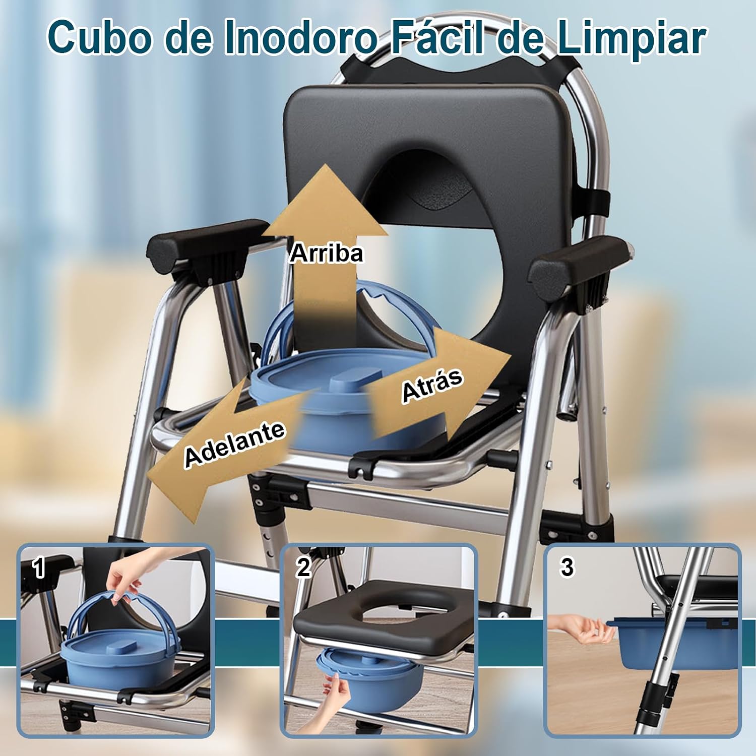 Thumbnail 5 de YOGFWV Silla WC Mayores 200 kg