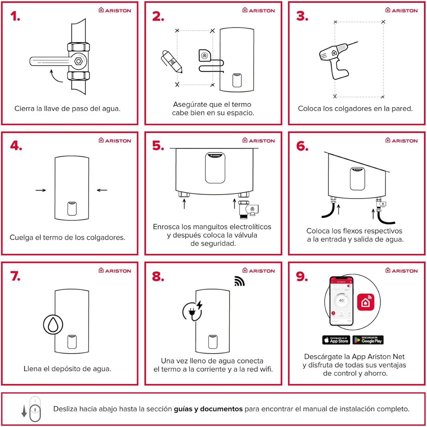 Thumbnail 4 de Ariston Lydos Wifi: Scaldabagno Elettrico 50 L con Display Touch e connettività