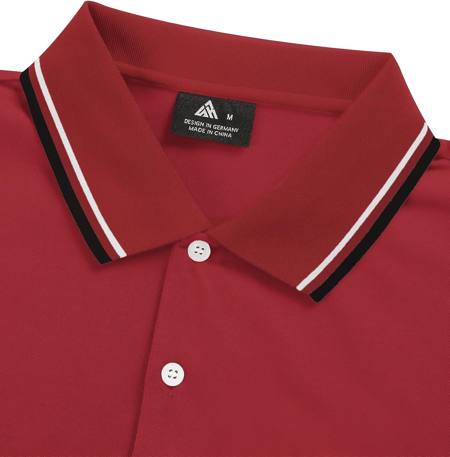 Detalle de zitysport Herren-Poloshirt Kurzarm mit Brusttasche – atmungsaktives Golf Polo für Sommer & Sport