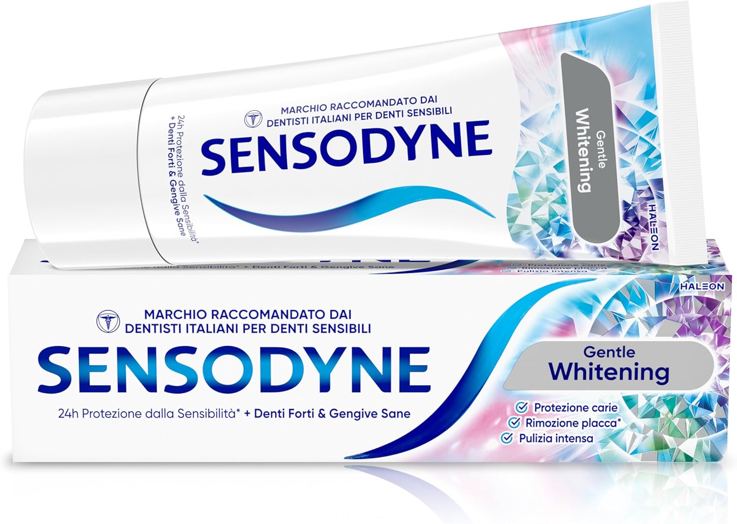 Detalle 2 de Sensodyne Gentle Whitening dentifricio 4x75 ml 🦷