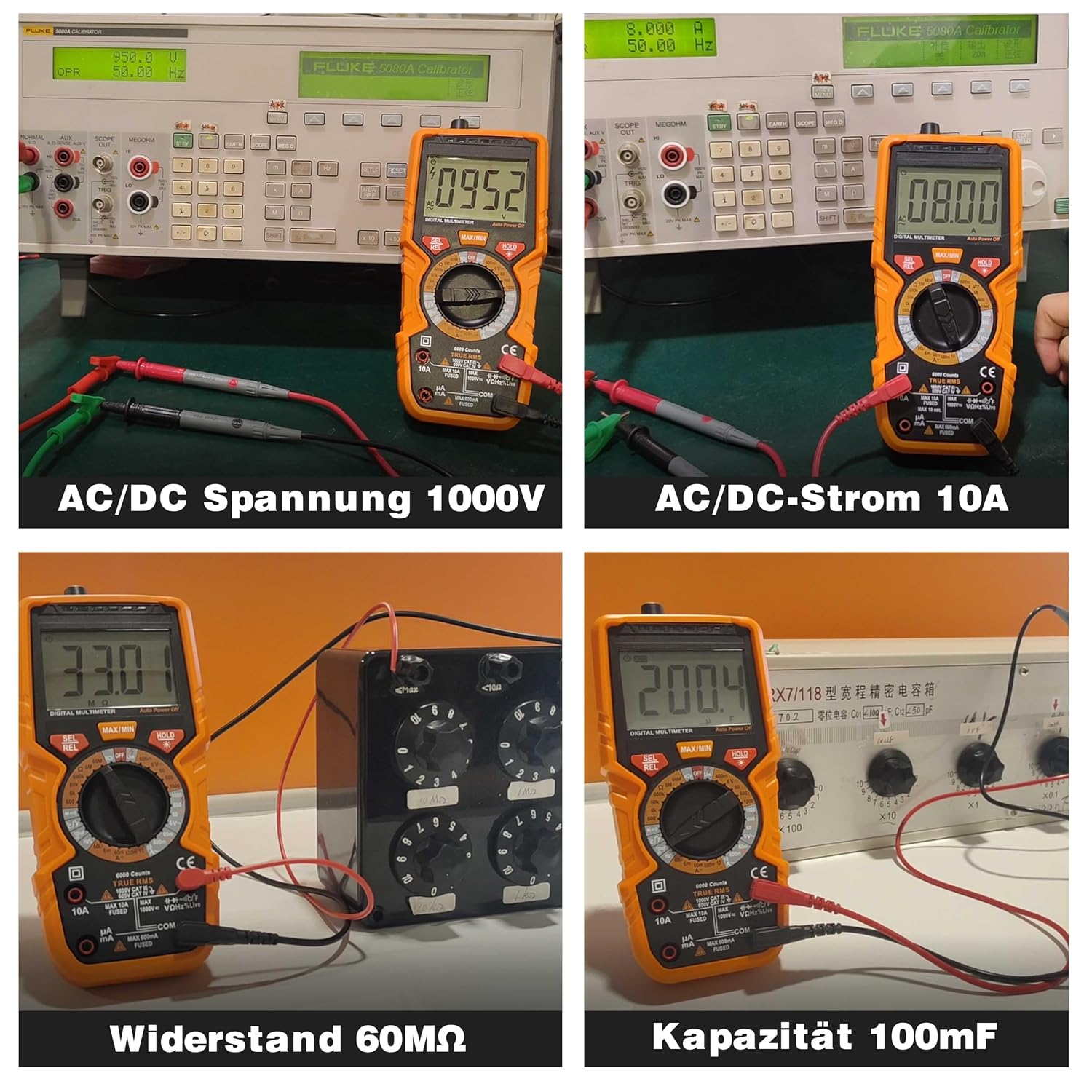 Detalle de Digitales Multimeter mit 6000 Zählungen