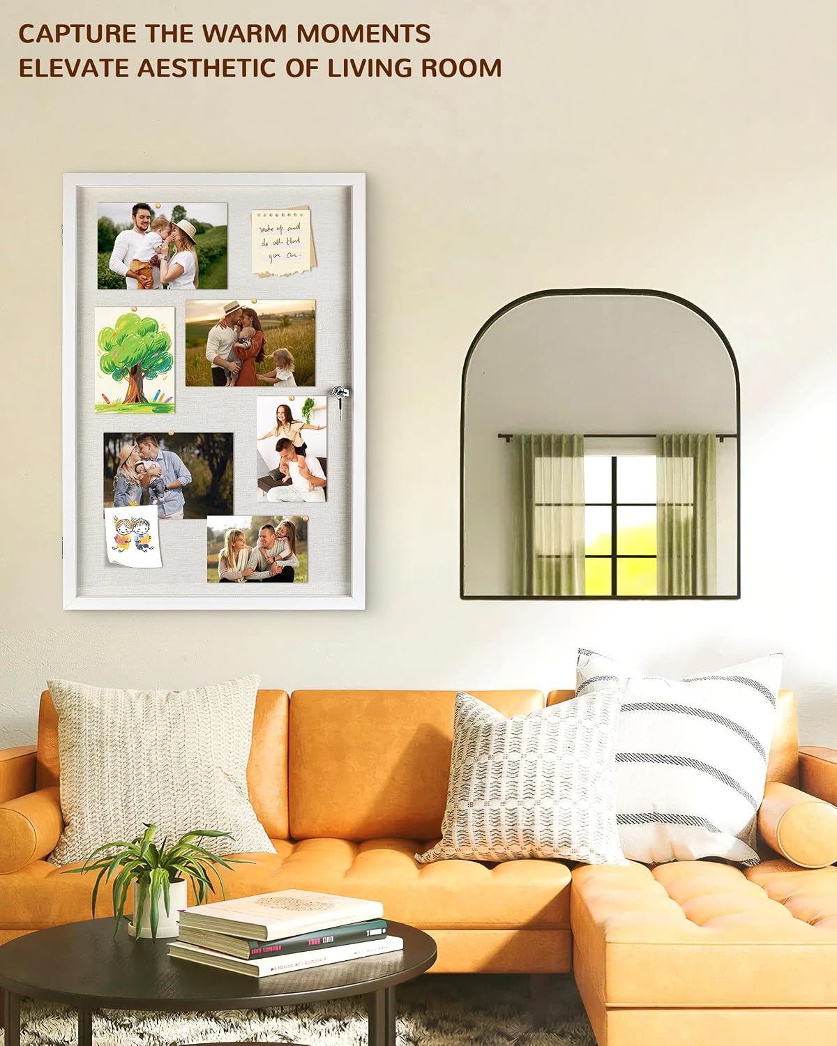 Thumbnail 6 de Okydoky Enclosed Linen Bulletin Board, 36” x 24”, Lockable PET Door
