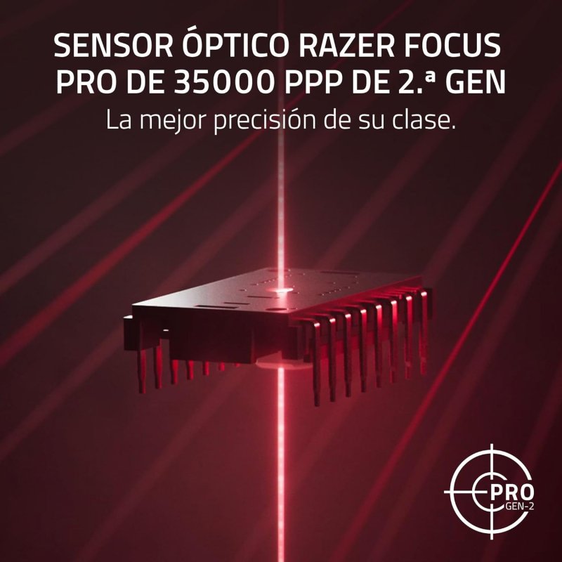 Detalle 2 de Razer Viper V3 Pro Sentinels Edition: ratón gaming inalámbrico de 35000 DPI (Rojo)