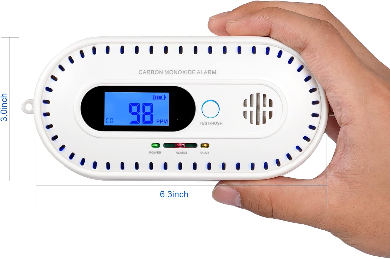 Thumbnail 3 de YZIF Détecteur CO 10 Ans LCD