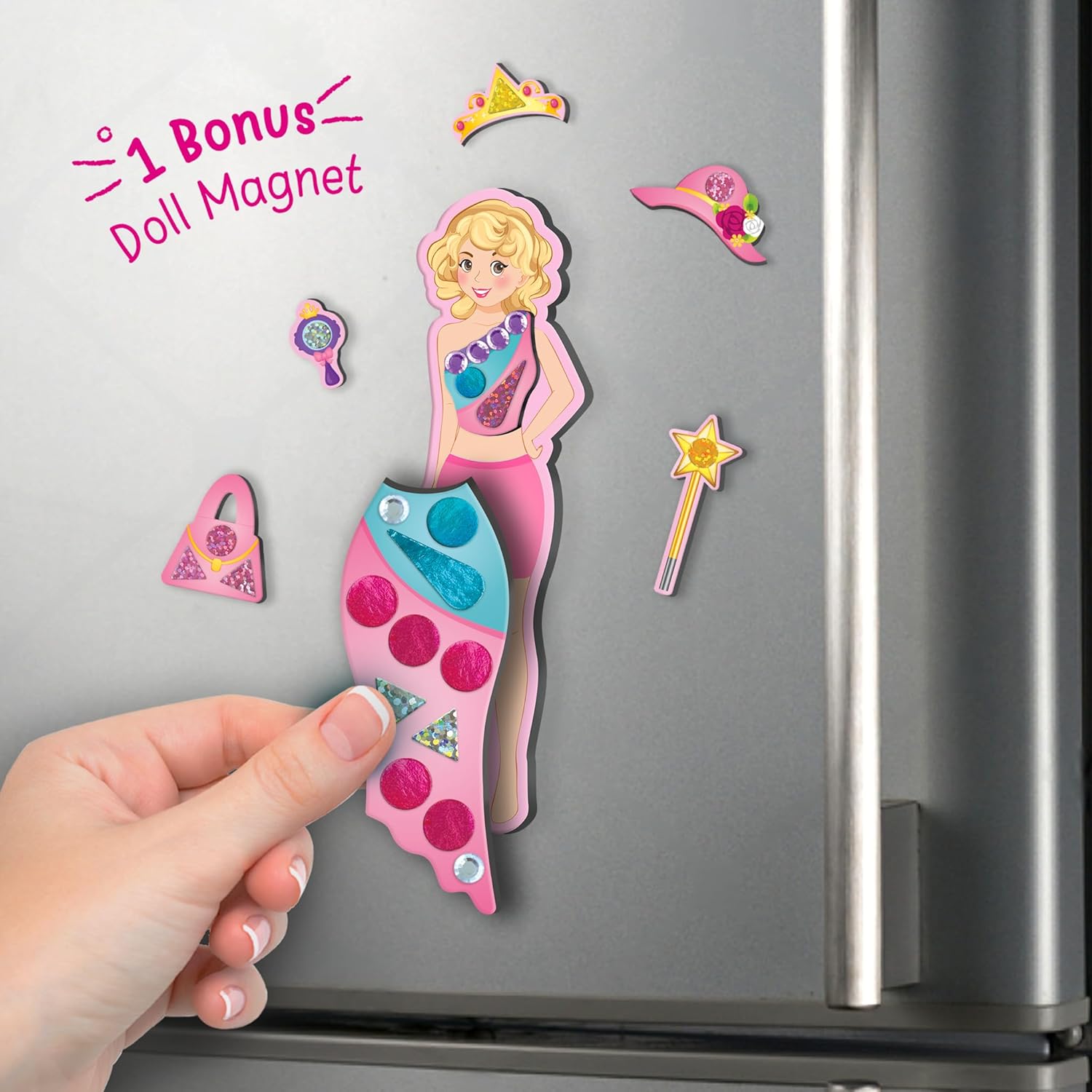 Thumbnail 2 de Imagimake DIY Magnetic Dress-Up Princess: 30-Piece Magnetic Dress-Up Set for Creative Play