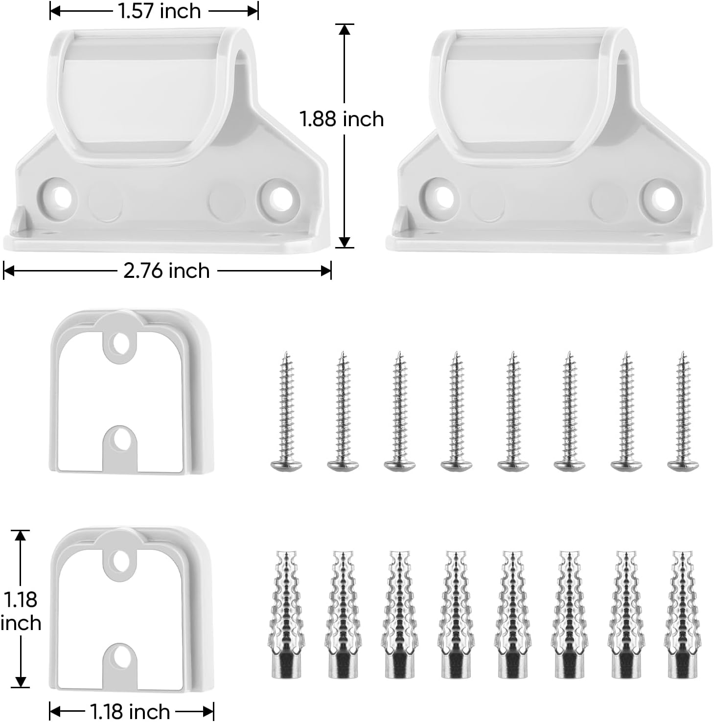 Detalle de Retractable Baby Gate Replacement Parts Kit 1