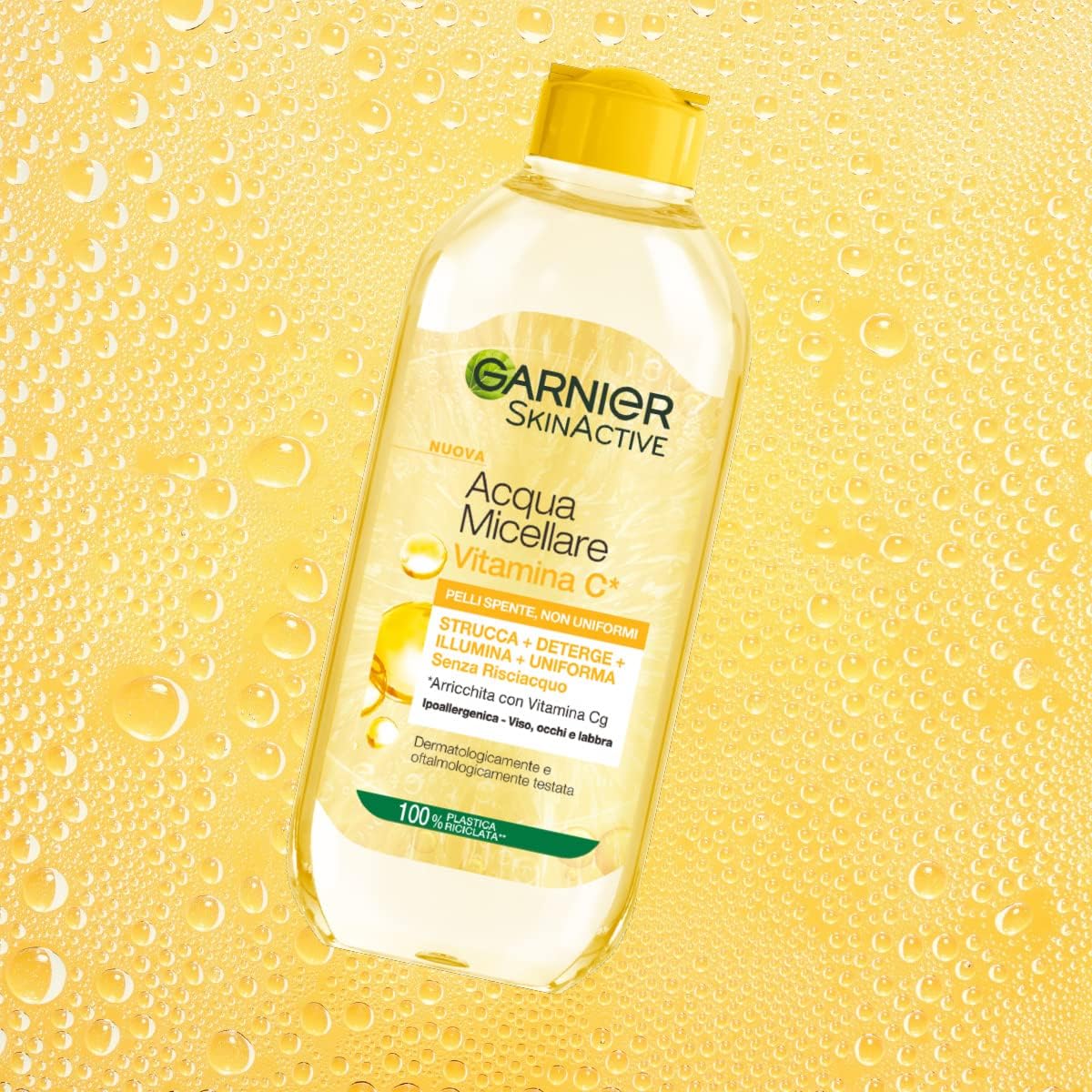 Detalle de Garnier Acqua Micellare Tutto in 1 SkinActive con Vitamina C – 3x400 ml per pelli spente e non uniformi