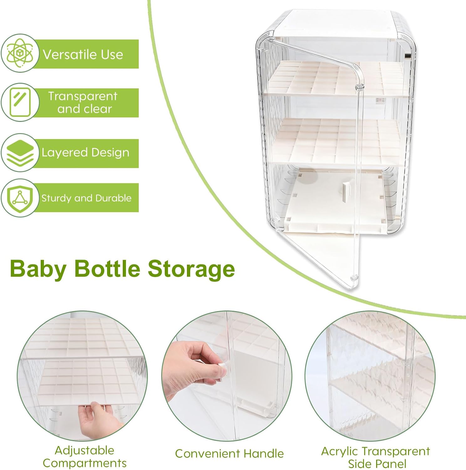 Detalle de Baby Bottle Organizer, 3/4-Tier Design
