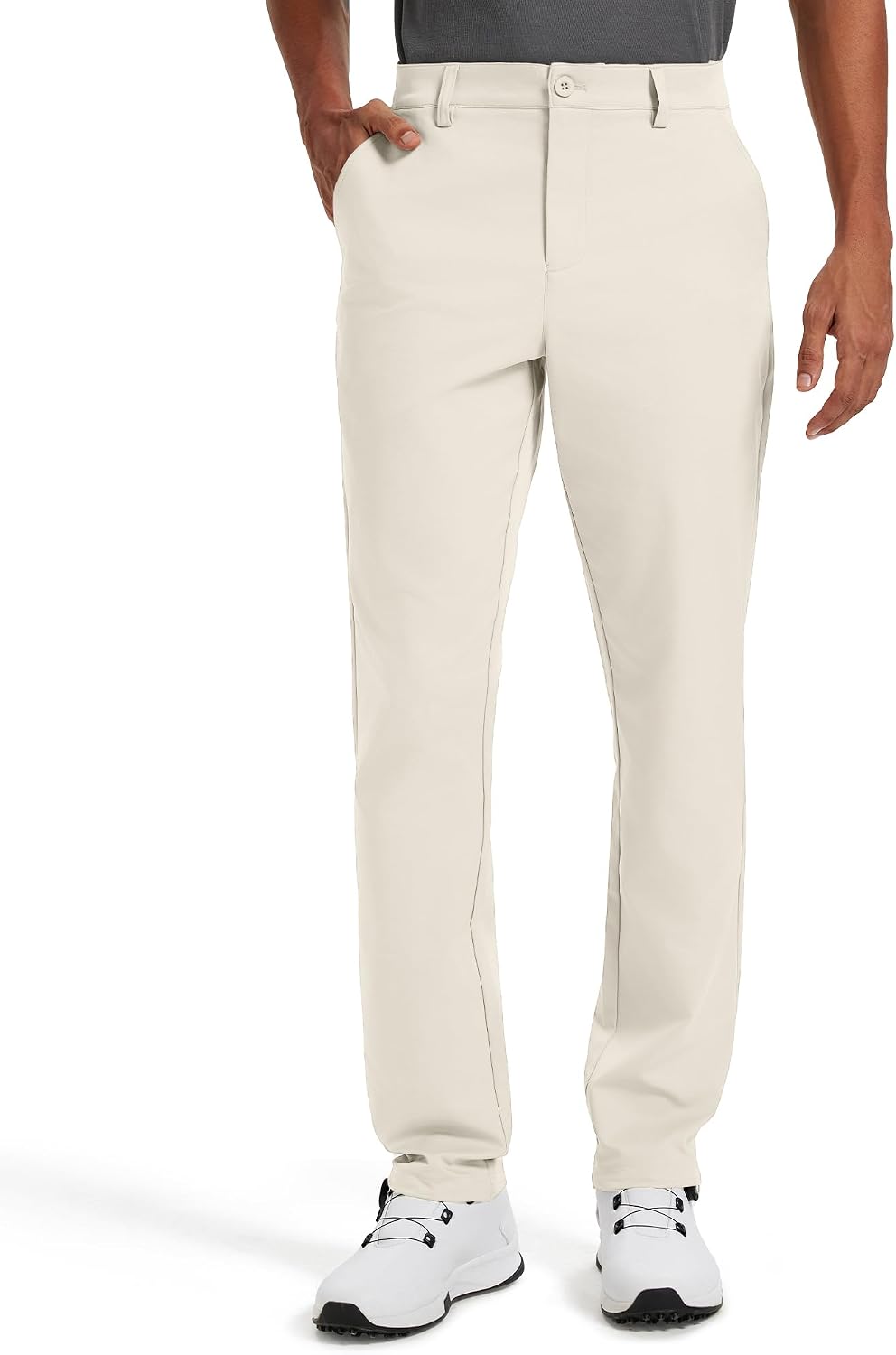 Detalle de Men's Classic Fit Stretch Golf & Dress Work Pants 30''/32''/34'' — All-Day Comfort & Versatility by Vytroon