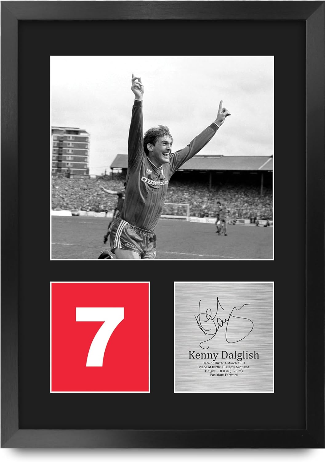 Thumbnail 4 de Kenny Dalglish Liverpool A4 portrait framed signed autograph style picture by HWC Trading