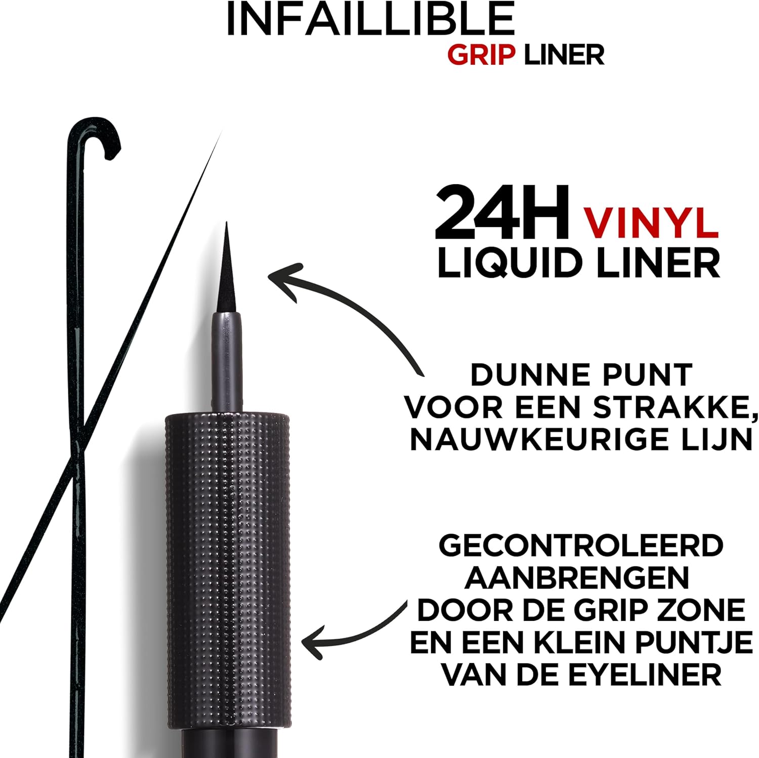Thumbnail 5 de L'Oréal Paris Infallible Grip 24H Vinyl Liquid Liner, Black, Waterproof