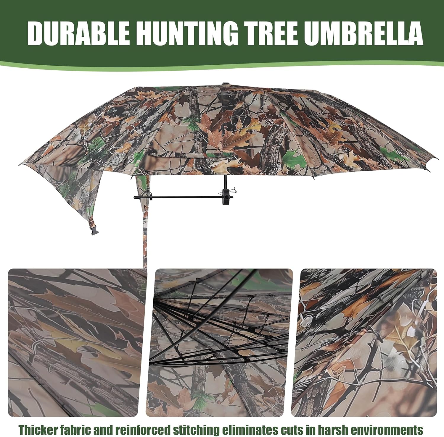 Thumbnail 1 de Kalkal 052 Tree Stand Umbrella, 58-Inch Camo Canopy with Adjustable Tree Strap