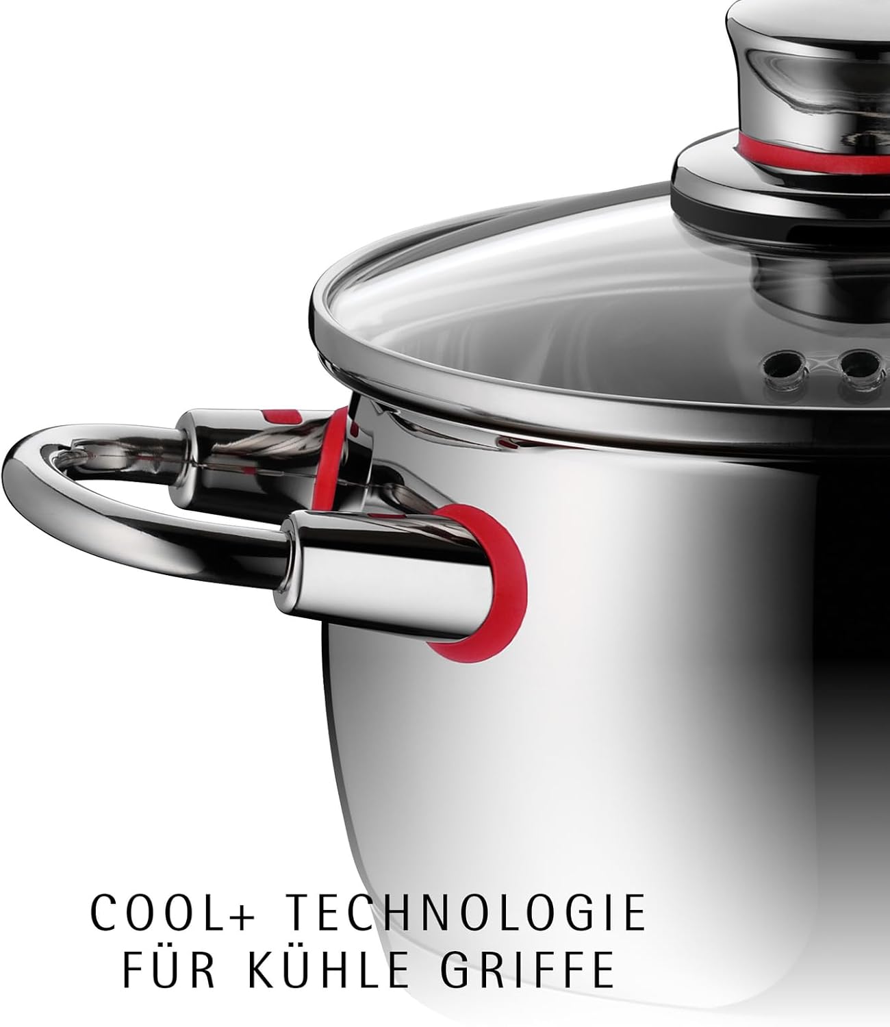 Thumbnail 3 de WMF Quality One Induktion Topfset 5-teilig mit Glasdeckeln (Cromargan Edelstahl)