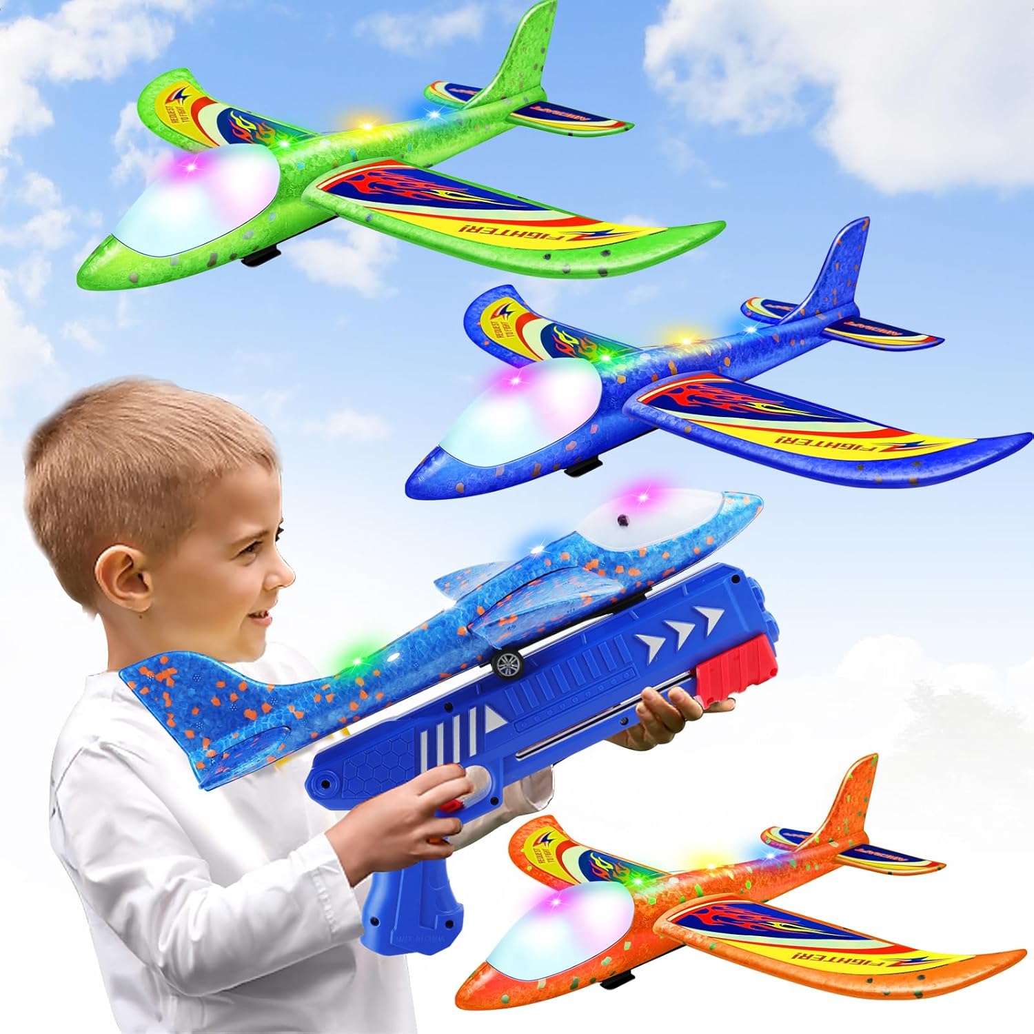 Detalle de Wesfuner Foam Glider Toy Pack 3 ✈