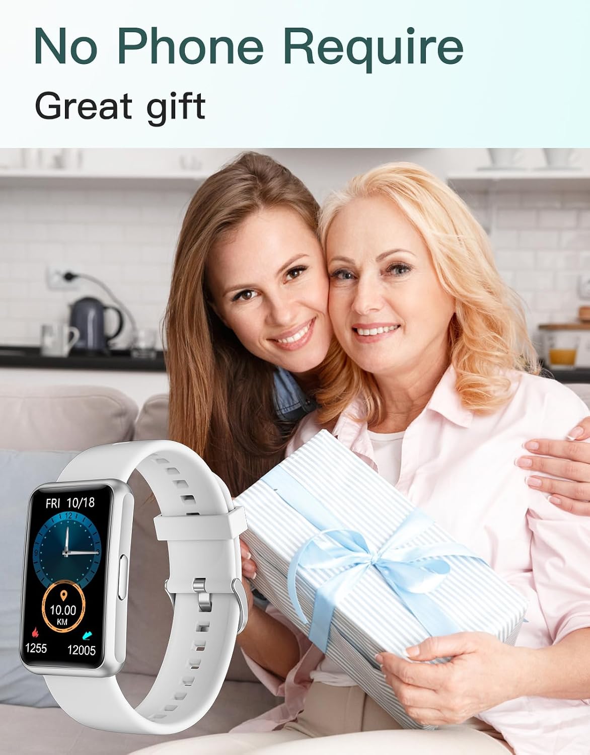 Thumbnail 1 de HUAKUA Fitness Tracker 1,47 pollici IP68