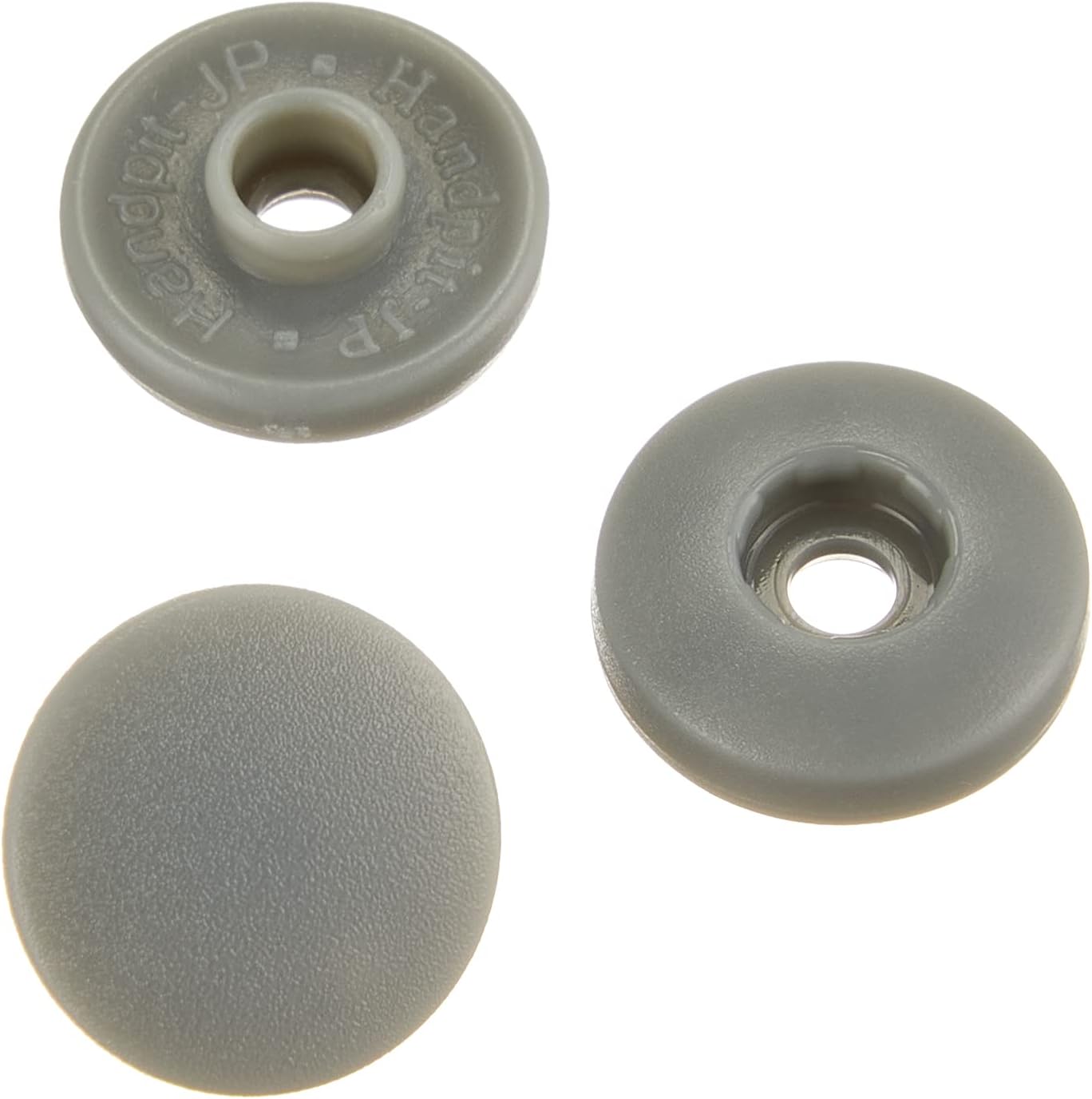Detalle de 日本紐釦貿易 F12-315 イージースナップボタン グレー φ13mm 12組入り