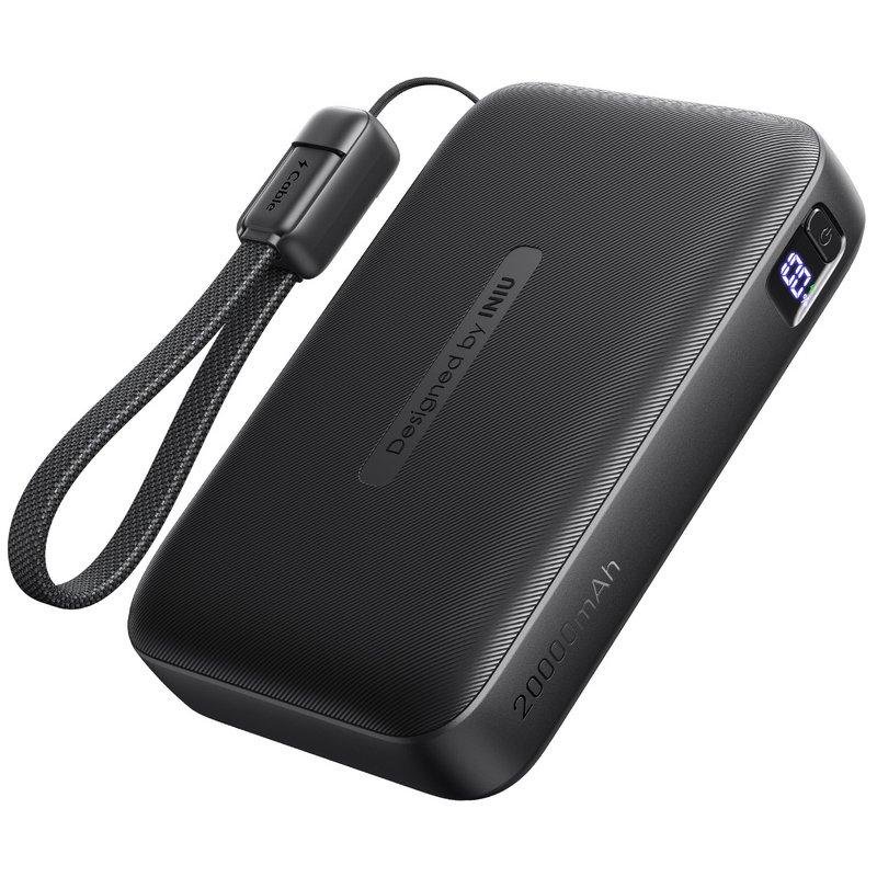 Thumbnail 3 de Powerbank INIU Pocket Neo 20000 mAh negro con display LED y carga rápida de 22,5 W