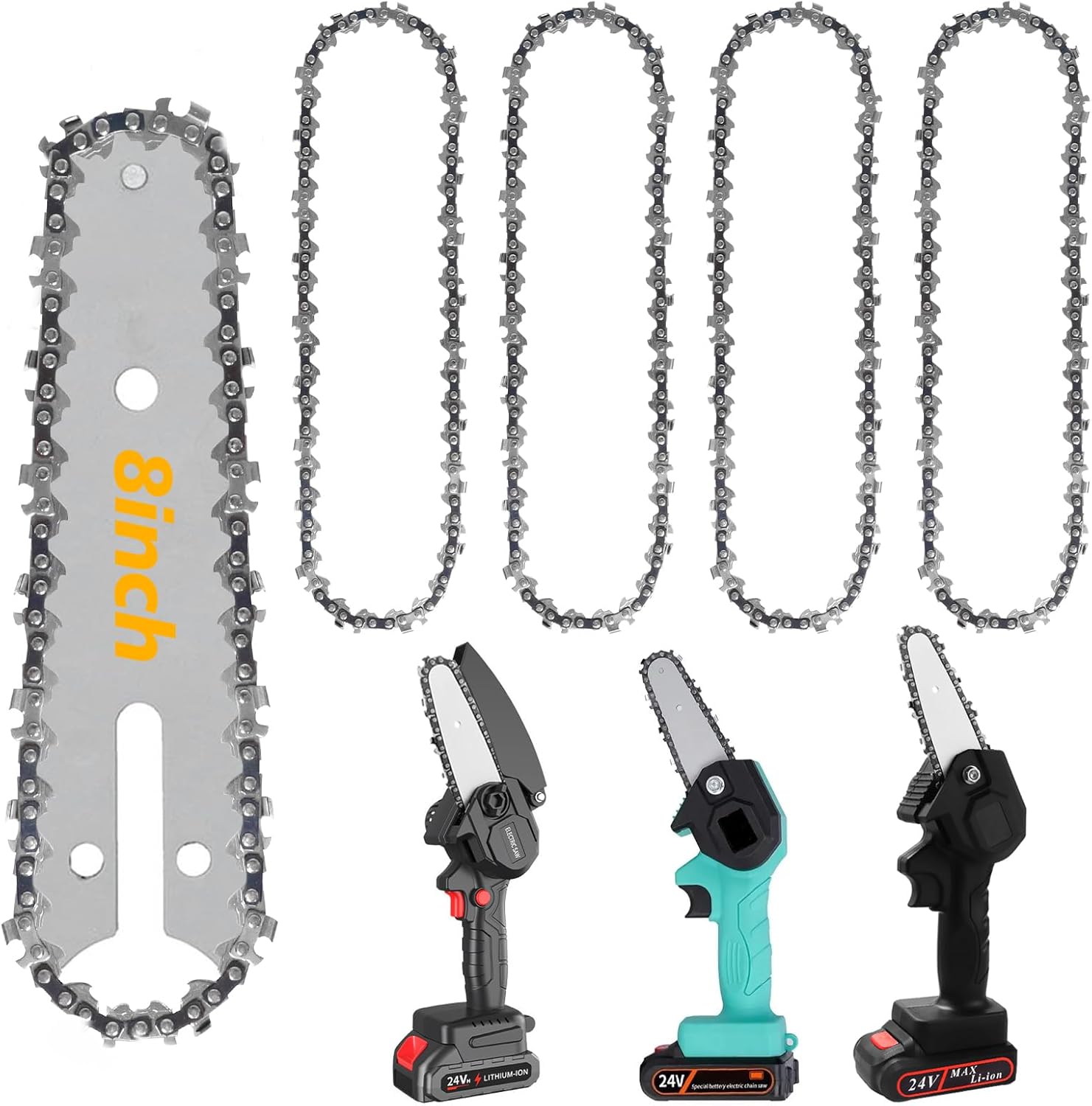 Catene motosega 6" 4 pezzi 🪚