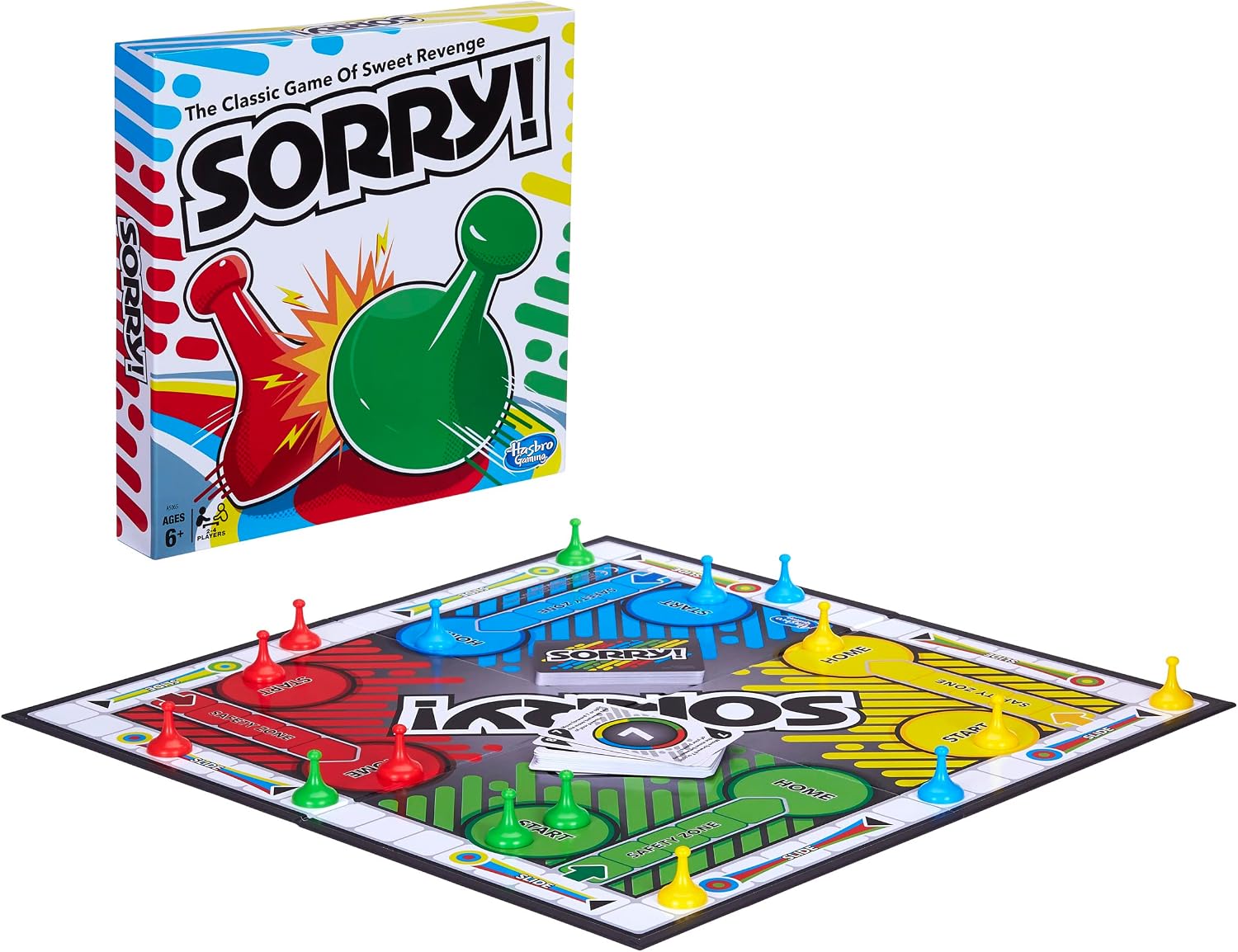 Thumbnail 2 de Hasbro Sorry! Board Game for Kids 6+