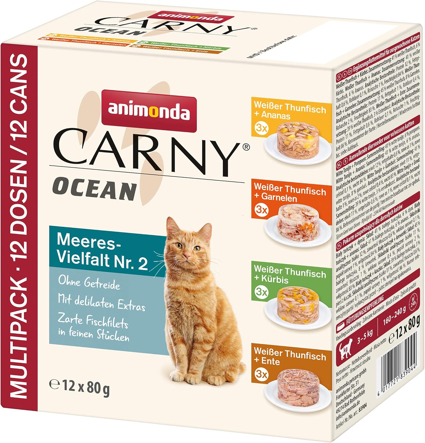 Thumbnail 4 de animonda Carny Ocean Katzen Nassfutter Lachs