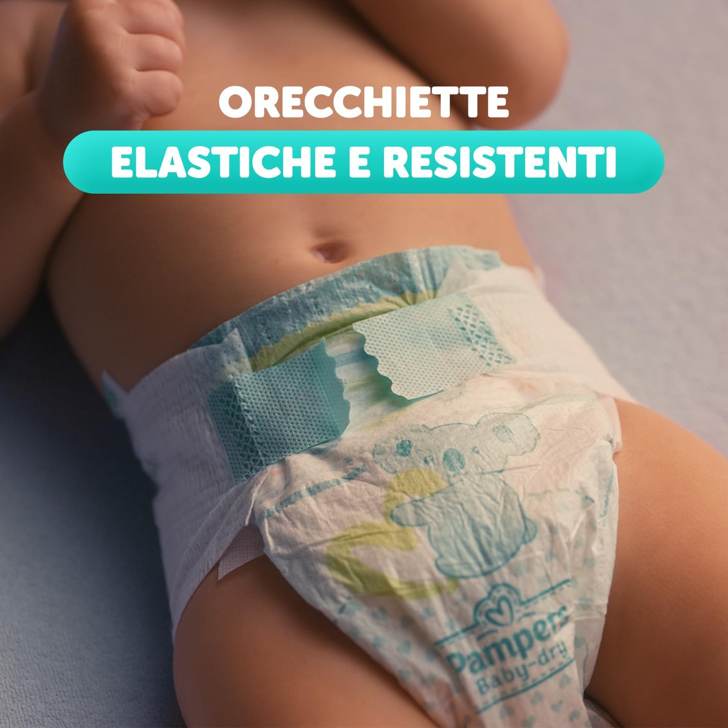 Detalle 2 de Pampers Baby Dry Maxi Taglia 4 (7-18 kg) – Scorta con 200 pannolini e 500 punti omaggio