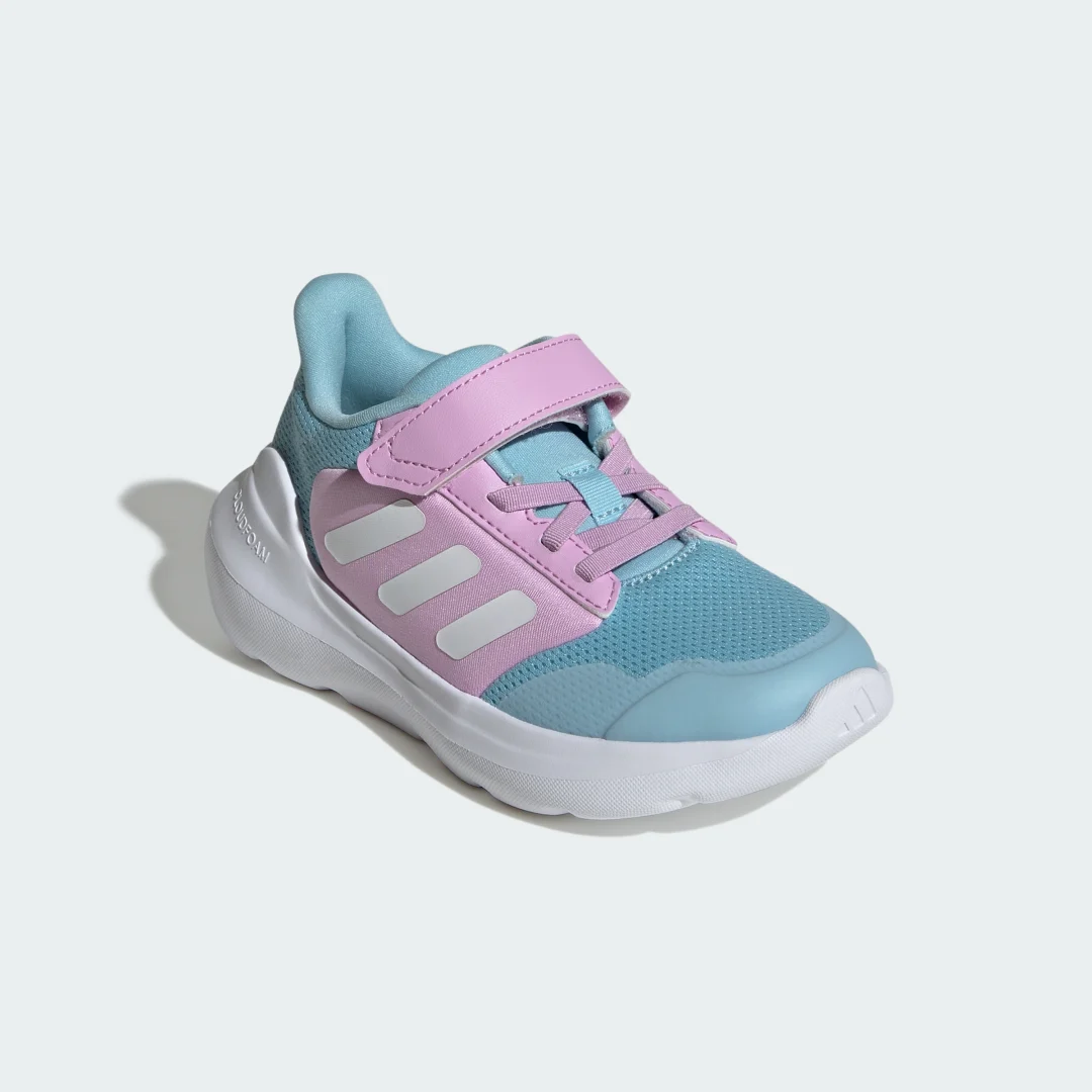 Detalle 2 de Adidas Tensaur Run 2.0 Kids: zapatilla azul para pequeños runners