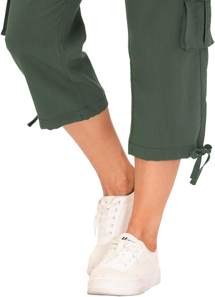 Thumbnail 4 de MoFiz Women’s Capris with Pockets – Loose Fit Casual Lightweight Cargo Pants for Hiking