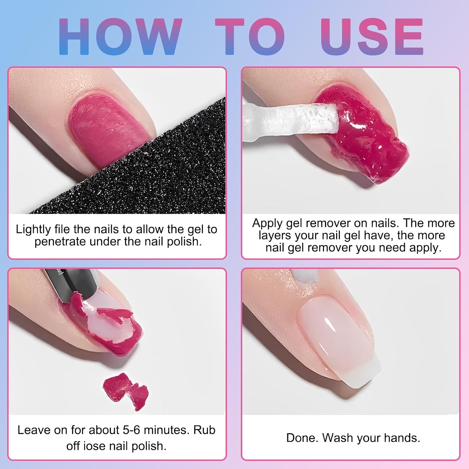 Thumbnail 6 de Remover Semipermanente Unghie Gel Remover