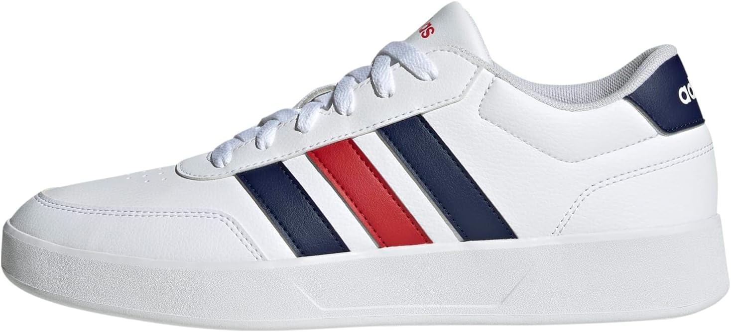 Detalle de adidas Herren BREAKNET 3.0 Schuhe – klassischer Schnitt mit Schnürung und Gummisohle