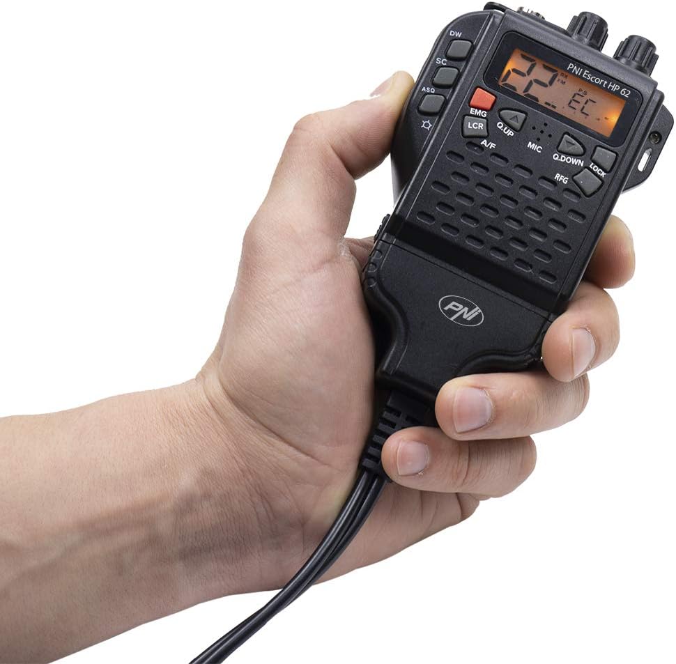 Detalle 1 de PNI PNI-HP62 przenośne radio CB AM/FM, 40 kanałów, moc 4 W