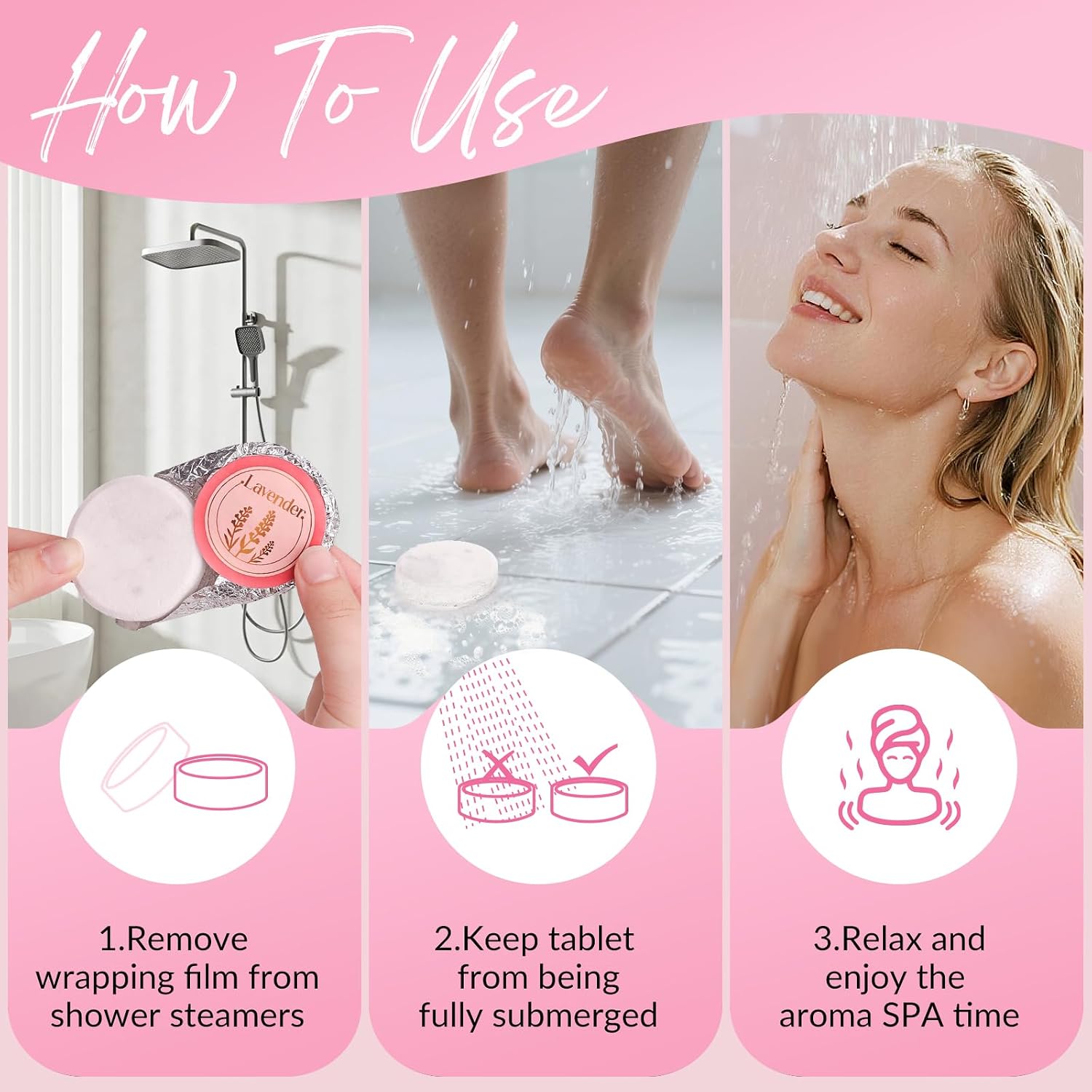 Thumbnail 6 de Shower Steamers Aromatherapy 8-Pack