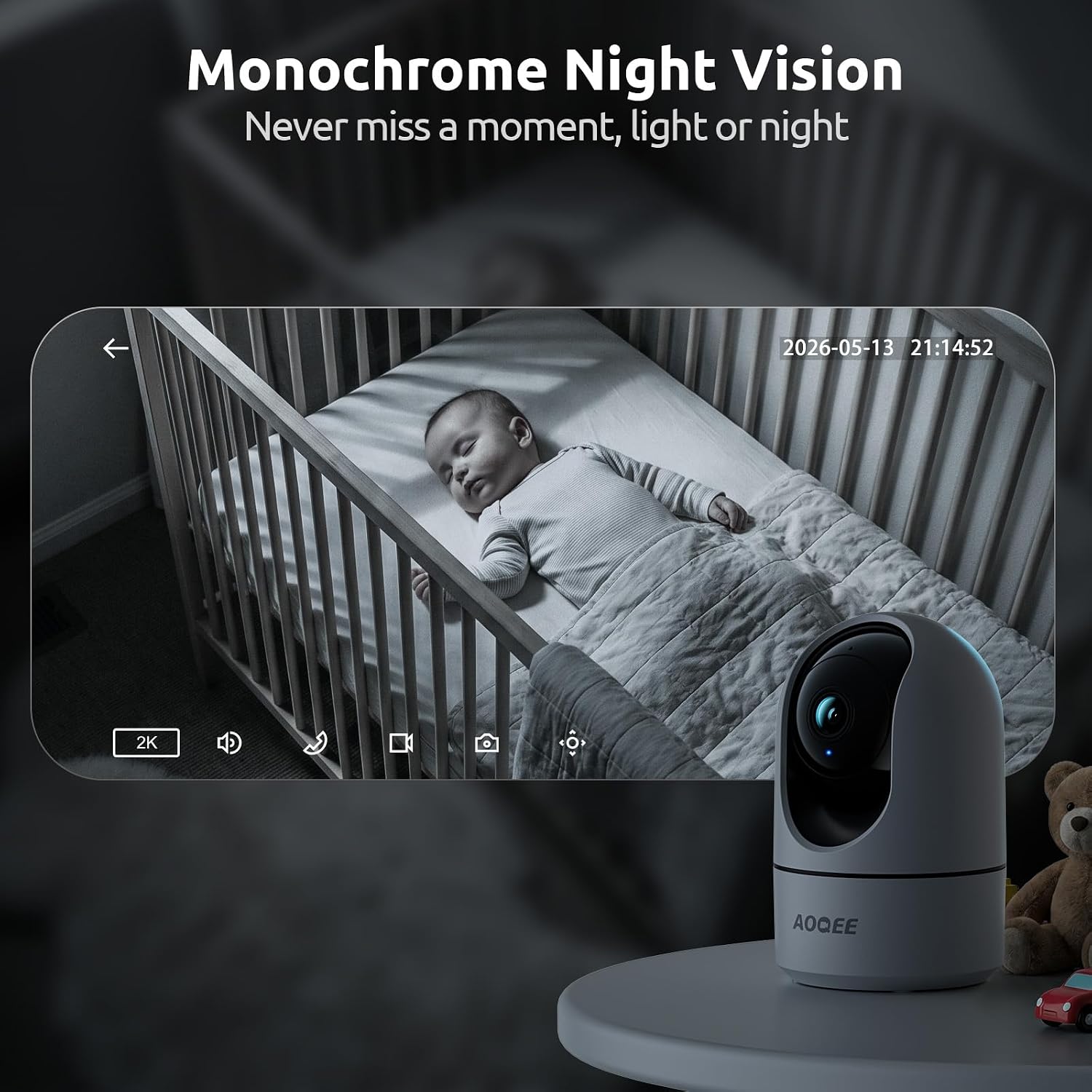 Detalle 2 de AOQEE Indoor Security Cameras 2-Pack