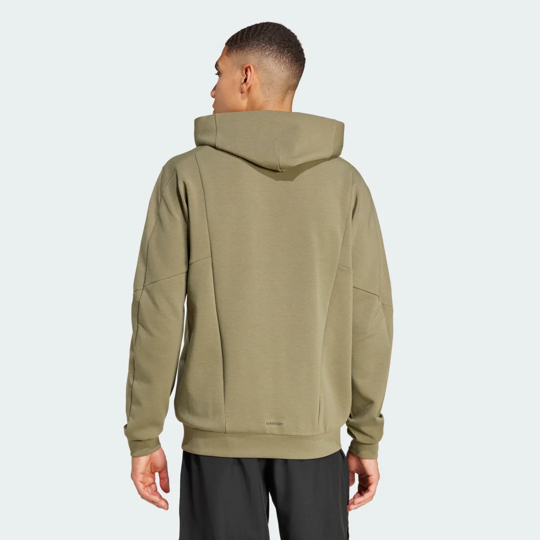 Detalle 2 de Adidas Sudadera con capucha de training — verde