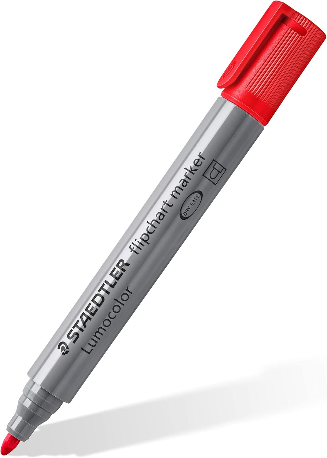 Detalle de STAEDTLER Flipchart Marker Lumocolor – Rundspitze 2 mm, Set 6 Farben, nachfüllbar, Dry Safe
