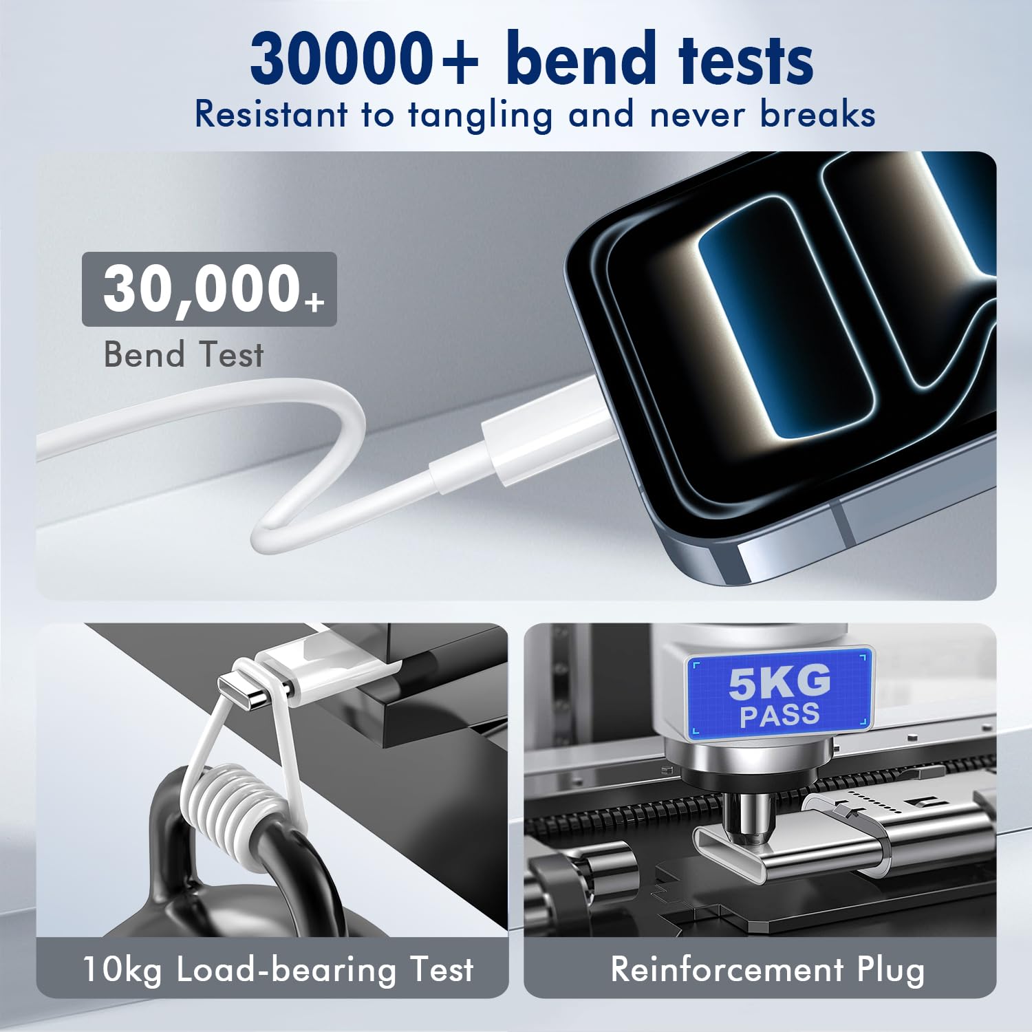 Thumbnail 3 de USB C to USB C Cable 6FT 2Pack 60W