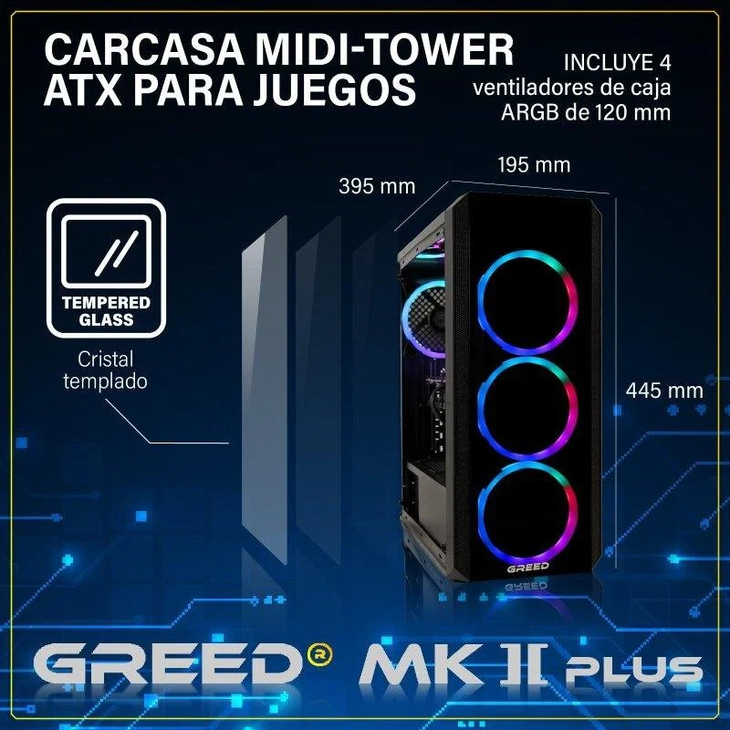 Thumbnail 3 de GREED PC de sobremesa Ryzen 7 5700X