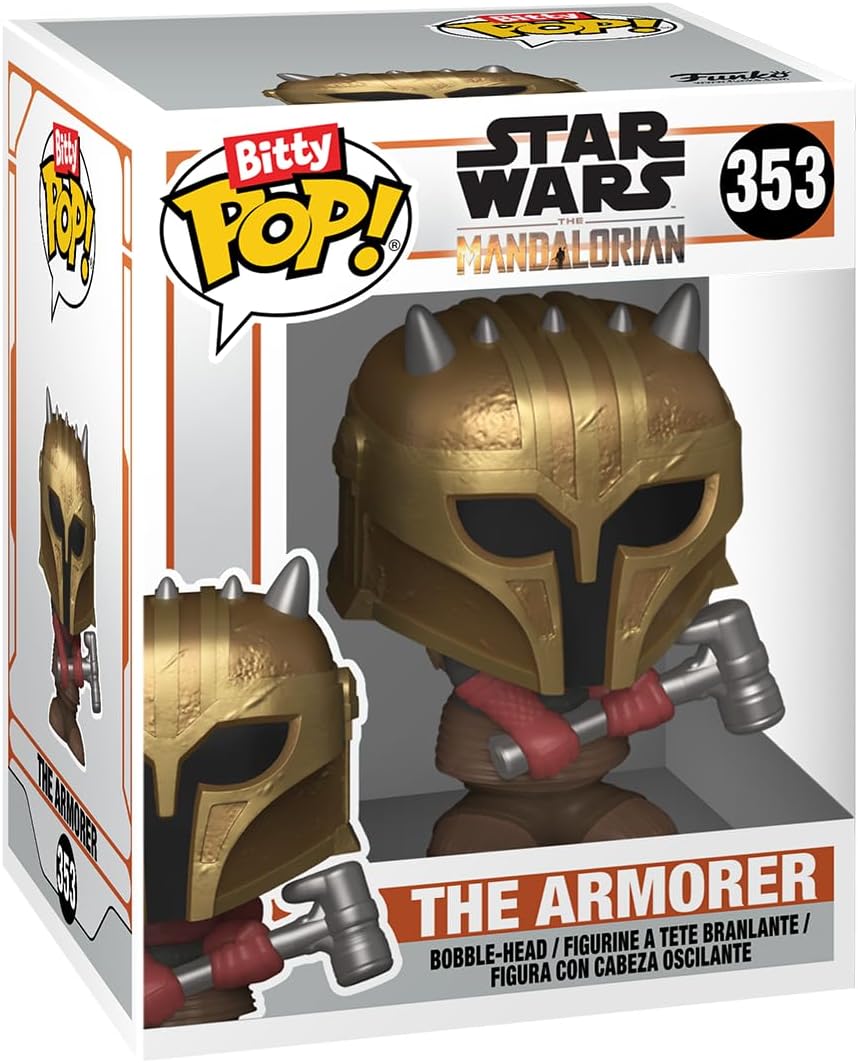Thumbnail 4 de Funko Bitty POP! 4 Pack: Star Wars - The Mandalorian (Heavy Infantry Mandalorian, The Armorer, Bo-Katan Kryze) – 0,9 pollici