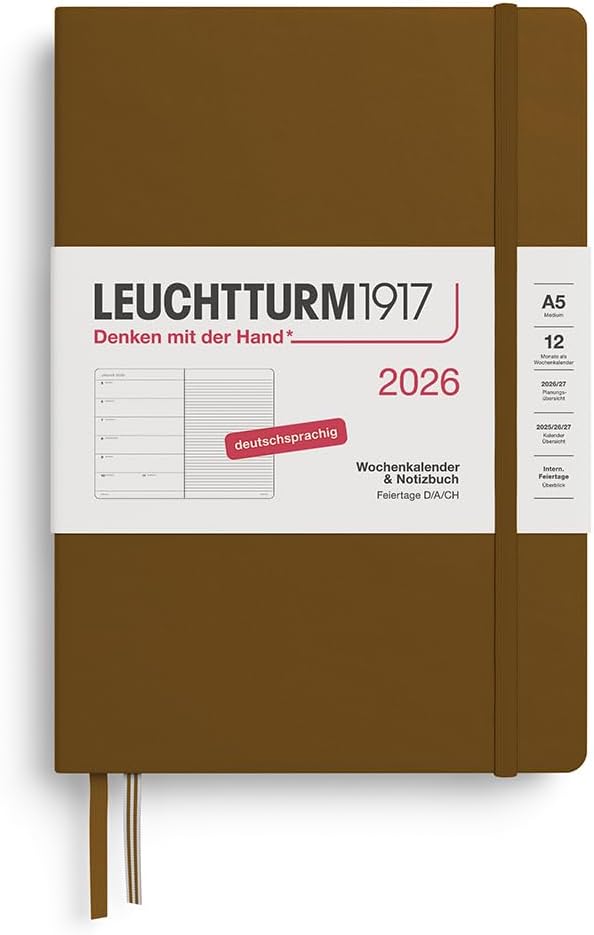 Detalle de LEUCHTTURM1917 Wochenkalender A5 2026