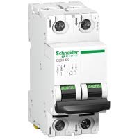 Detalle 2 de Schneider Electric A9N61539 C60H automatische schakelaar, 2P, 63 A, 500 V DC