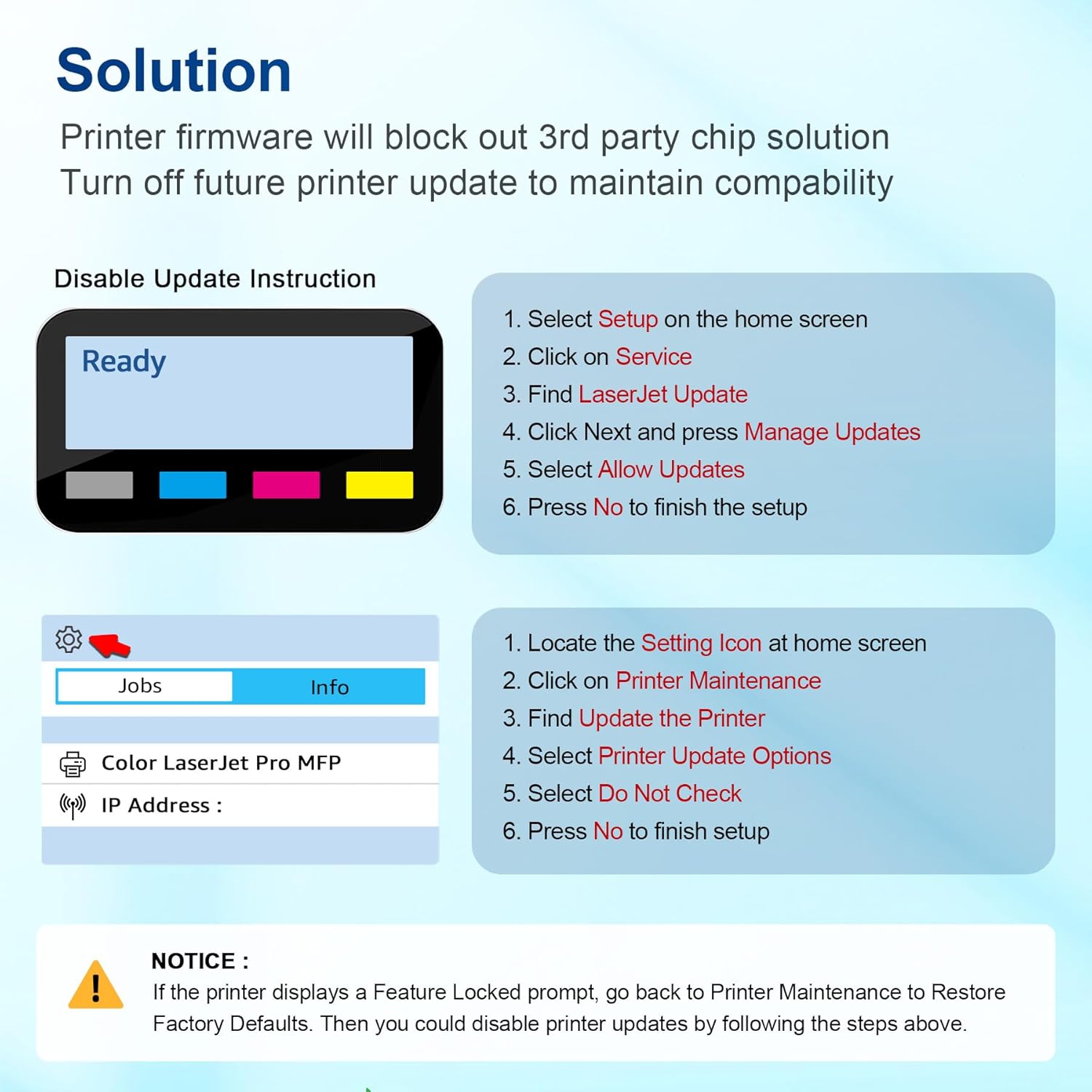 Thumbnail 5 de Denvoer 207A/207X toner cartridges with chip (compatible for HP) for Colour LaserJet Pro MFP M283 series